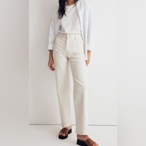 Madewell PVJ Wide-Leg Jean — Canvas